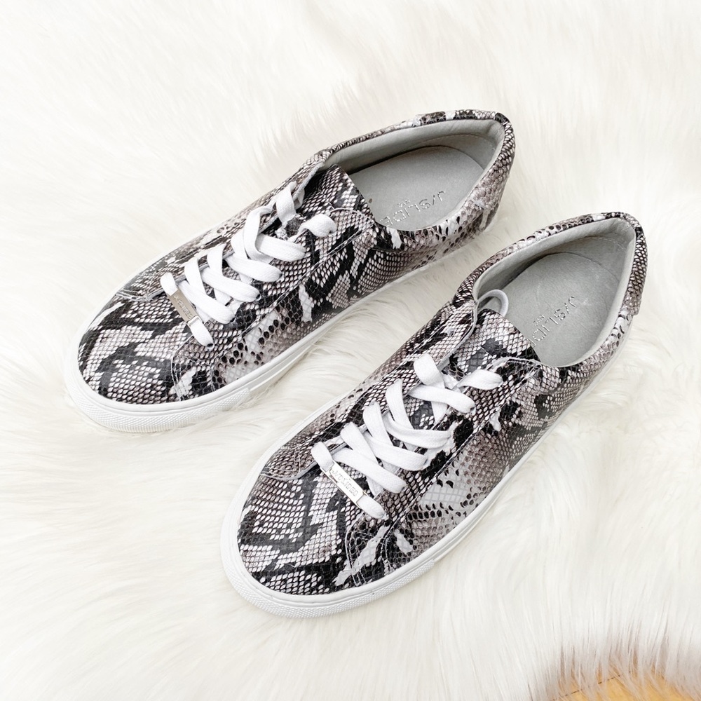 J/SLIDES Printed Leather Sneakers